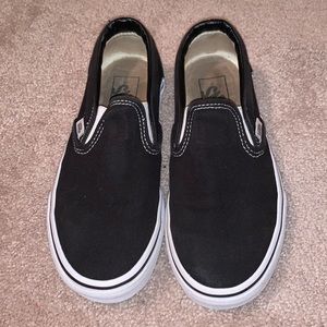 M4/W5.5 Vans Unisex Slip on Black Sneaker